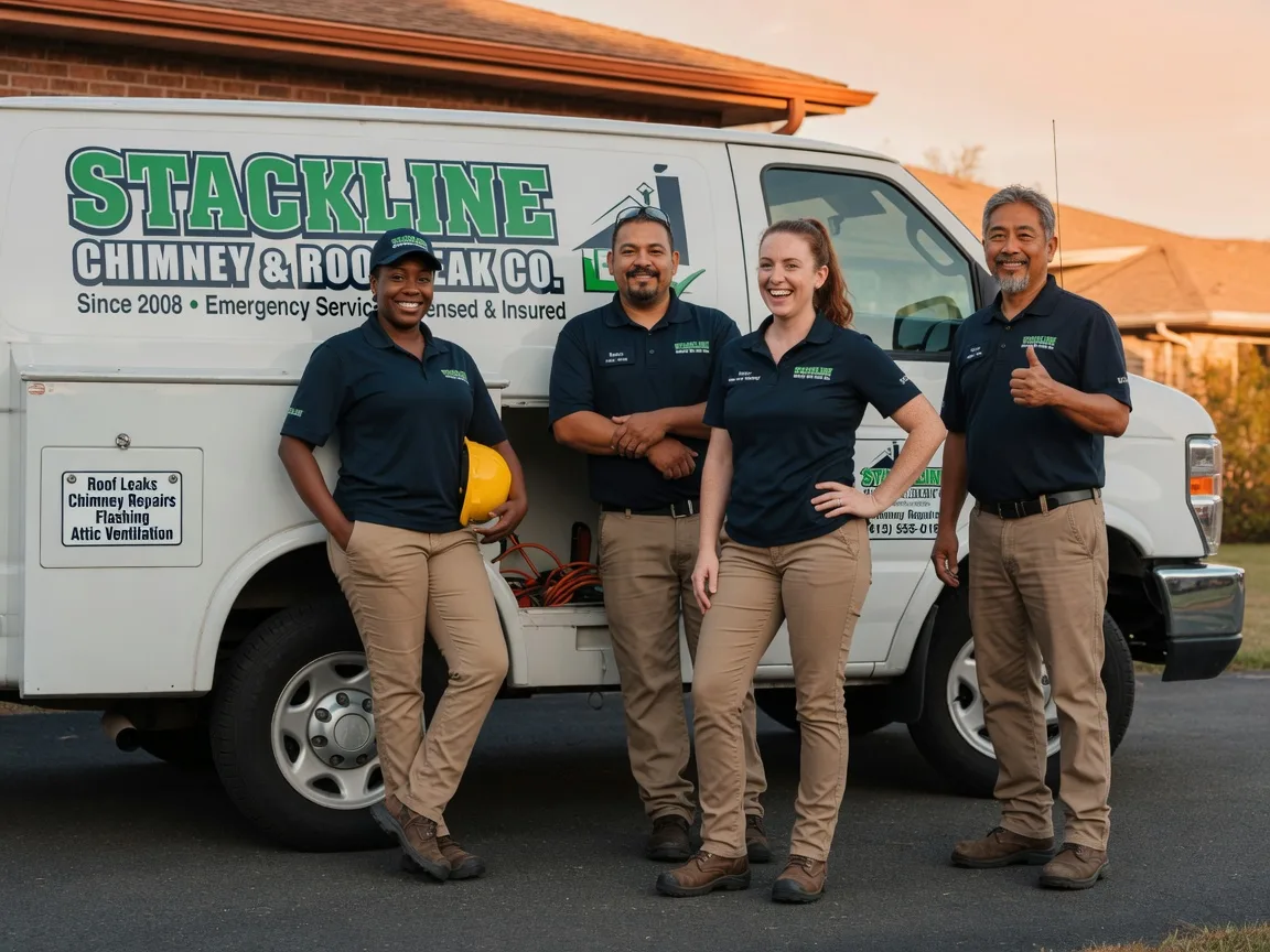 Chimney flashing repair company in Chautauqua, KS